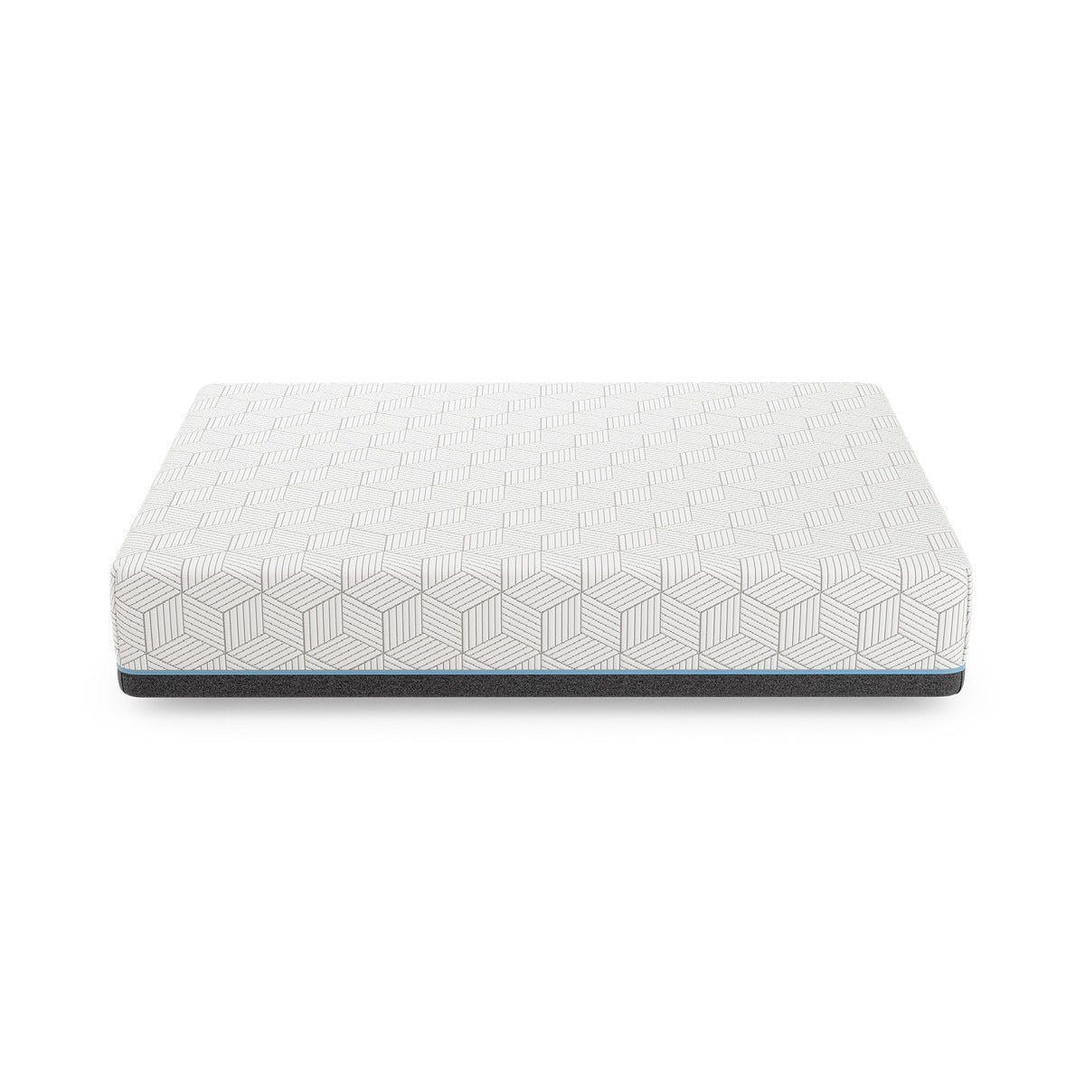 MLILY Harmony Chill 2.0 Memory Foam Medium 14" Mattress slightly tilted up view on a white background.