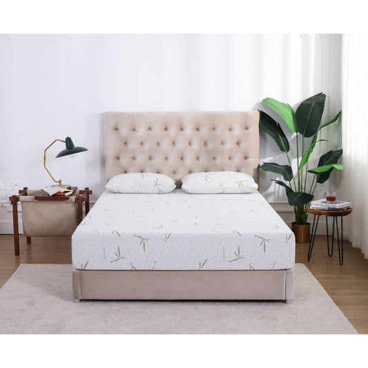 Doms 10 Medium Memory Foam Mattress front view