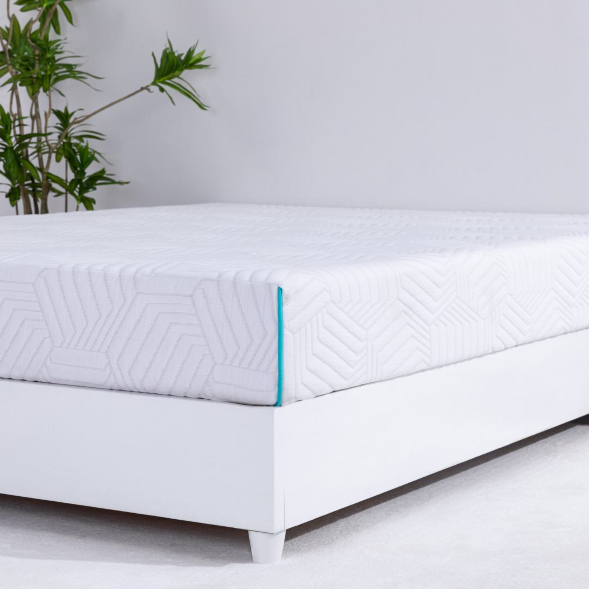 Essential Plus 8" Memory Foam Mattress, Corner View, Close