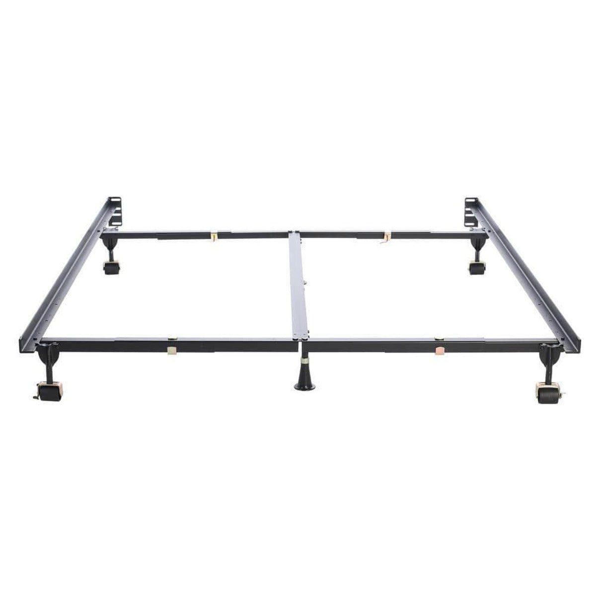 Front view of the Doms Mattress Store ValueRest Metal Bed Frame against a white background