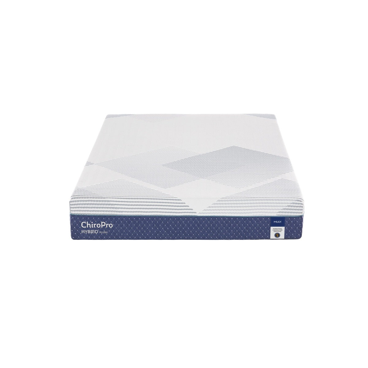 MLILY ChiroPro Hybrid Plush 13" Mattress with a white background, showing a forward-facing view of the mattress.