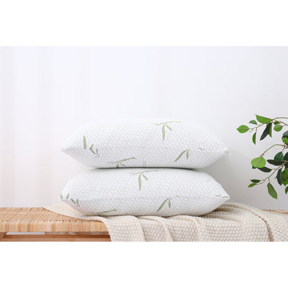 Two MLILY Dreamer Pillows – Free Realtor Edition (S&H Applies) stacked on top of each other, placed on a throw blanket with a surface underneath.